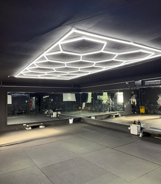 comercial gym lighting